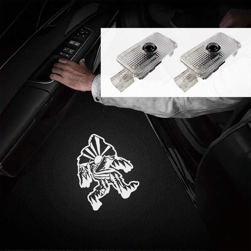 MXGAIC Car Door Logo Lights Puddle Lights Compatible with Forester Outback Ascent Legacy LED Projector Door Shadow Light Accessories (P4) - Image 1